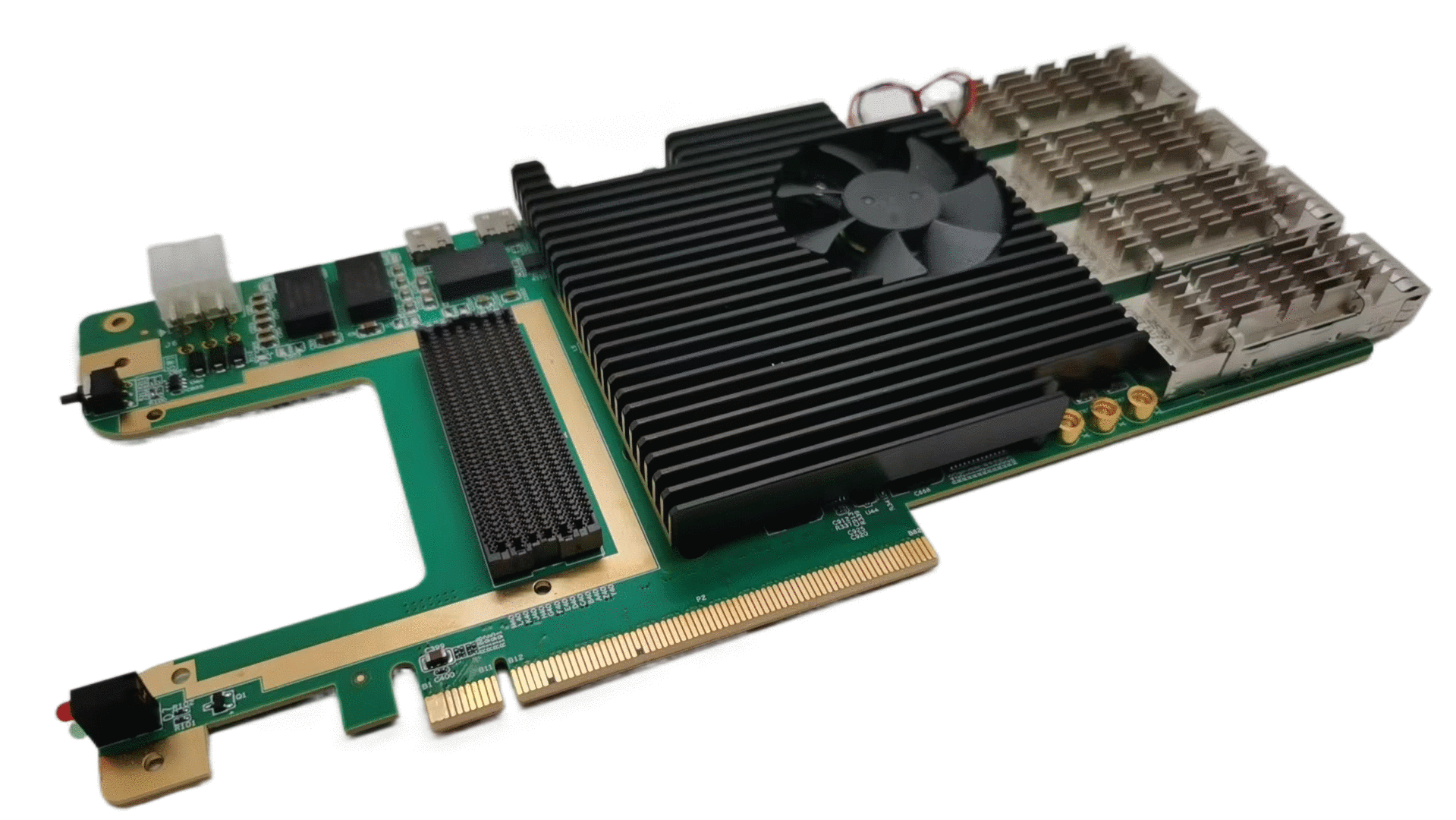 PCIE909 基于 Xilinx VU9P 的 PCIe 3.0 高性能 FMC+ 载板